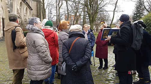 la groupe des visiteurs